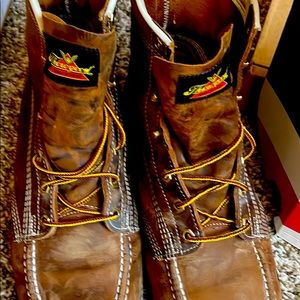 Mens mock toe work boots size 13